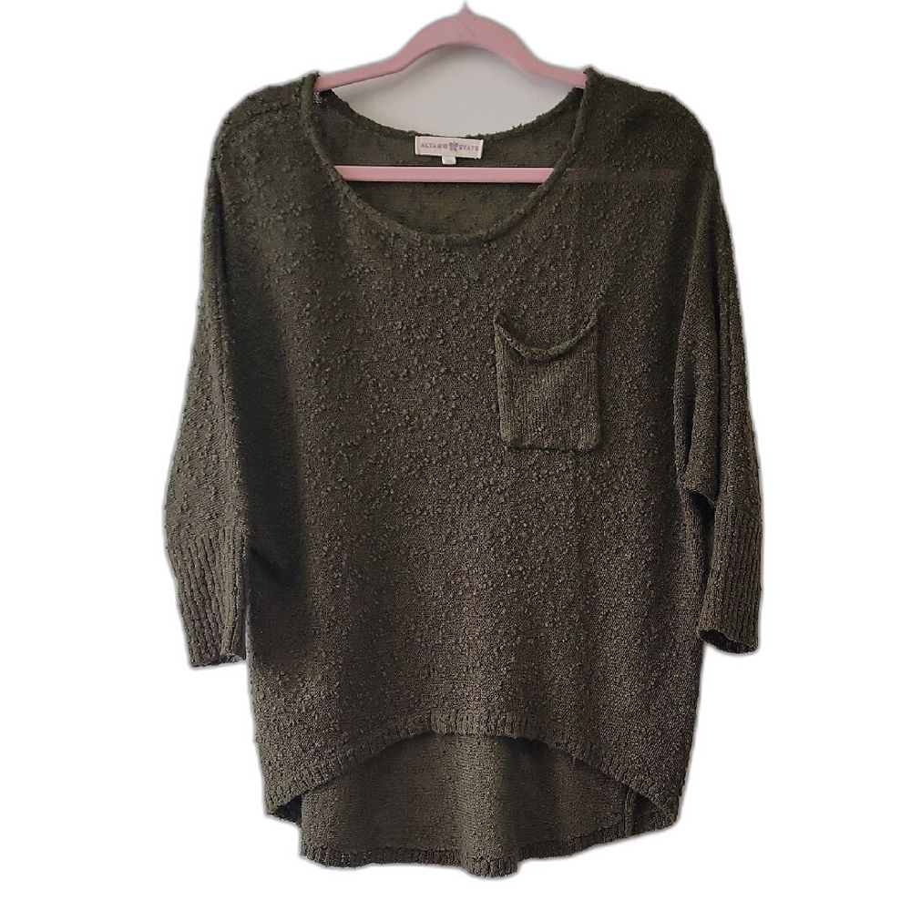Altar'd State Olive Green Sweater